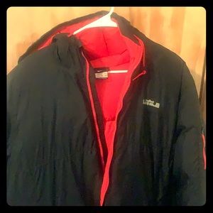 red nike winter jacket
